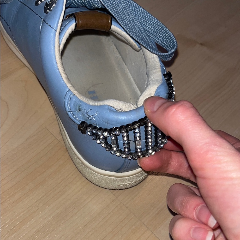 Women’s Blue Coach Sneakers - Picture 5 of 8
